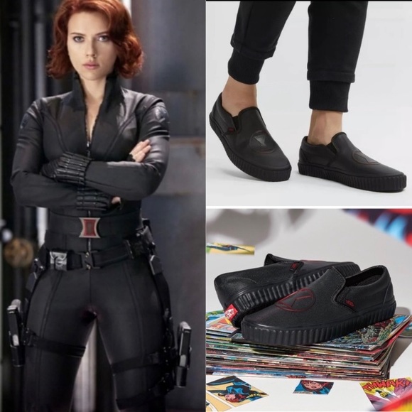 marvel black widow vans